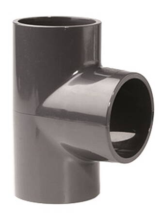 T-kus 90° lepidlo/lepidlo/lepidlo - priemer 63 mm - PT