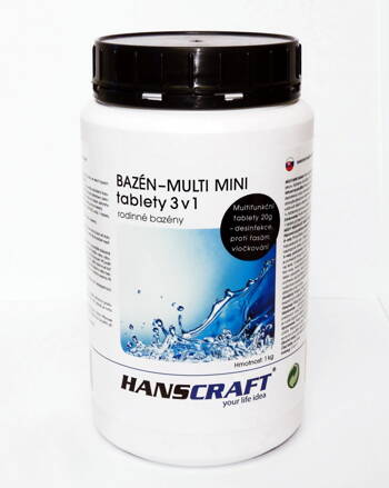 HANSCRAFT POOL - MULTI MINI tablety 3v1 - 1 kg