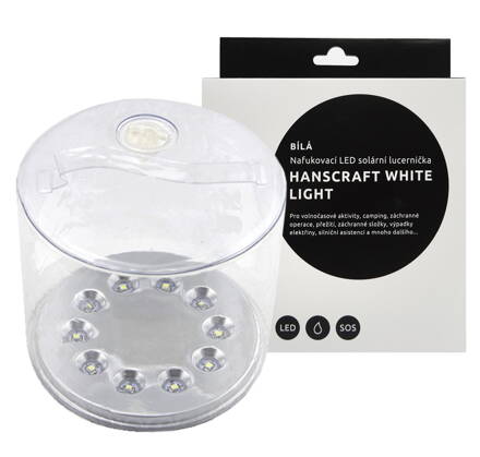 Nafukovacie LED solárne svietidlo HANSCRAFT LIGHT