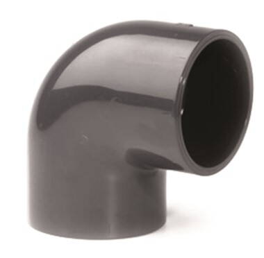 Koleno 90° lepidlo/lepidlo - priemer 63 mm - PT