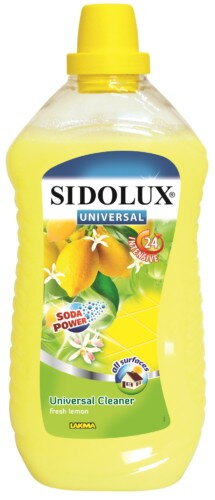 SIDOLUX Universal Soda POWER FRESH LEMON 1l Objem: 1 l SIDOLUX Universal Soda POWER FRESH LEMON 1l Objem: 1 l