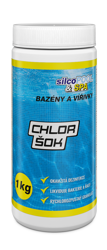 SILCO SILCOPOOL&SPA CHLOR ŠOK kg: 1 SILCO SILCOPOOL&SPA CHLOR ŠOK kg: 1