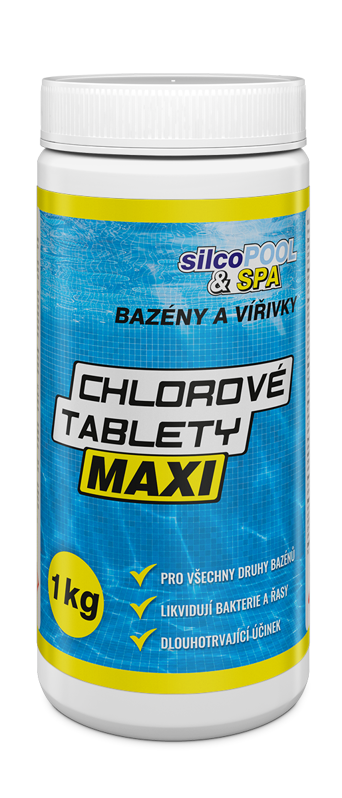 SILCO SILCOPOOL&SPA CHLOROVÉ TABLETY MAXI kg: 1 SILCO SILCOPOOL&SPA CHLOROVÉ TABLETY MAXI kg: 1