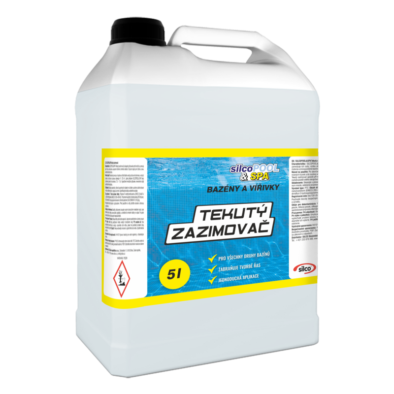 SILCO SILCOPOOL&SPA TEKUTÝ ZAZIMOVAČ Objem: 5 l SILCO SILCOPOOL&SPA TEKUTÝ ZAZIMOVAČ Objem: 5 l