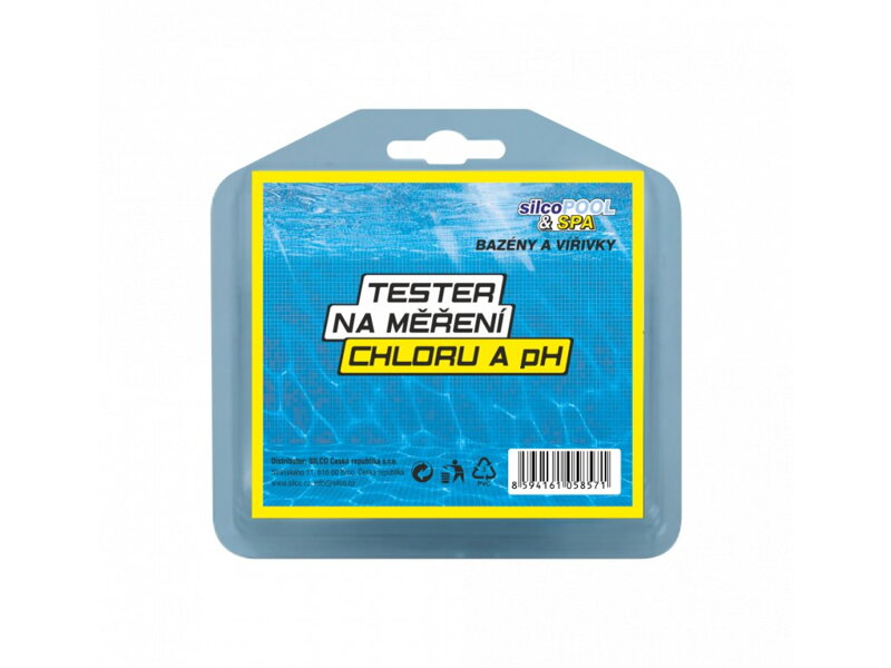 SILCO SILCOPOOL&SPA Tester na měření chloru a pH vody SILCO SILCOPOOL&SPA Tester na měření chloru a pH vody