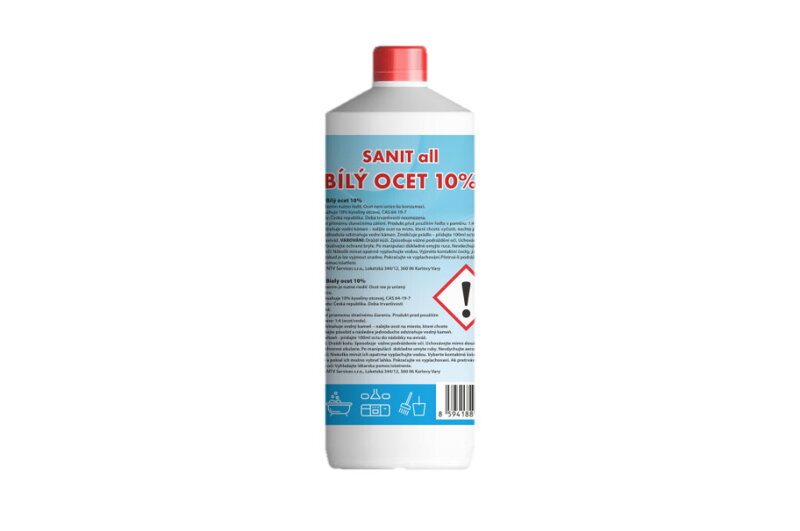 SANIT all biely ocot 10% 1 liter SANIT all biely ocot 10% 1 liter