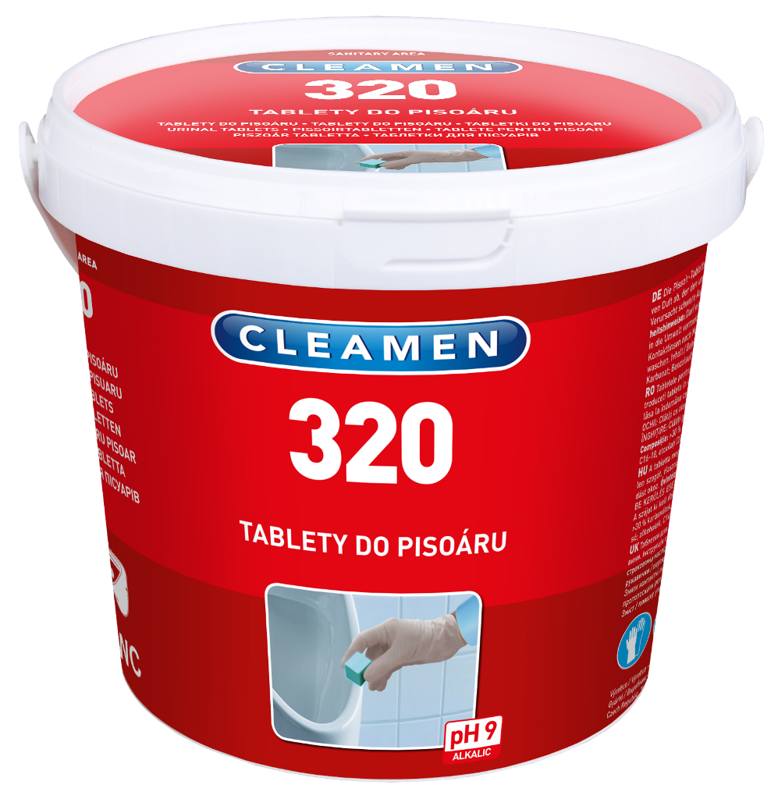 CLEAMEN 320 Deo tablety do pisoáru 1,5 kg CLEAMEN 320 Deo tablety do pisoáru 1,5 kg