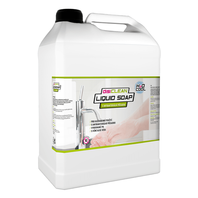 H2O COOL Antibakteriálne mydlo disiCLEAN LIQUID SOAP Objem: 5 l H2O COOL Antibakteriálne mydlo disiCLEAN LIQUID SOAP Objem: 5 l