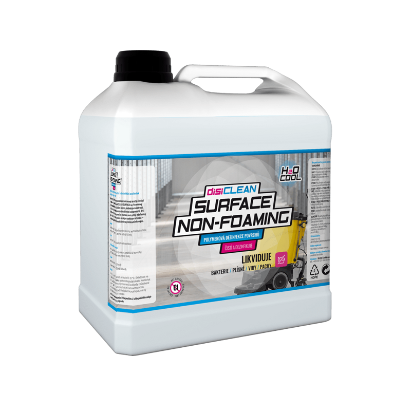 H2O COOL disiCLEAN SURFACE non-foaming Objem: 3 l H2O COOL disiCLEAN SURFACE non-foaming Objem: 3 l