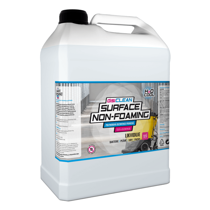 H2O COOL disiCLEAN SURFACE non-foaming Objem: 5 l H2O COOL disiCLEAN SURFACE non-foaming Objem: 5 l