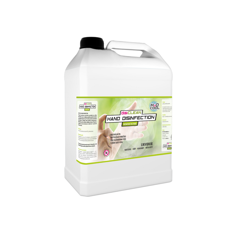 Dezinfekce na ruce H2O COOL disiCLEAN HAND DISINFECTION Objem: 5 l Dezinfekce na ruce H2O COOL disiCLEAN HAND DISINFECTION Objem: 5 l