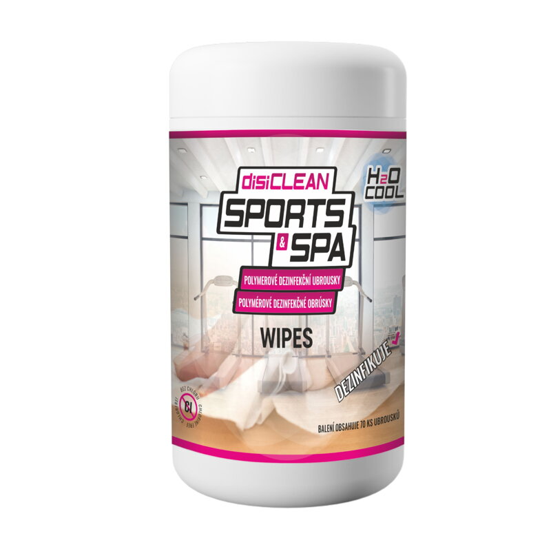 H2O COOL disiCLEAN SPORT & SPA WIPES Množstvo: 70 ks H2O COOL disiCLEAN SPORT & SPA WIPES Množstvo: 70 ks