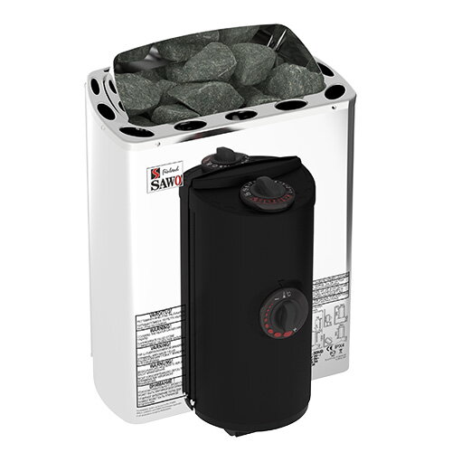 Saunové kachle MINI X 3,6 kW (vrátane integrovaného regulátora) Saunové kachle MINI X 3,6 kW (vrátane integrovaného regulátora)