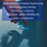 Polystyrénové bazénové tvárnice na stavbu bazéna BIGBLOK (1 BIGBLOK = 2,5 x MINIBLOK) Polystyrénové bazénové tvárnice na stavbu bazéna BIGBLOK (1 BIGBLOK = 2,5 x MINIBLOK)