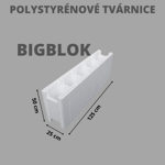 Polystyrénové bazénové tvárnice na stavbu bazéna BIGBLOK (1 BIGBLOK = 2,5 x MINIBLOK) Polystyrénové bazénové tvárnice na stavbu bazéna BIGBLOK (1 BIGBLOK = 2,5 x MINIBLOK)