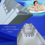 Polystyrénové bazénové tvárnice na stavbu bazéna BIGBLOK (1 BIGBLOK = 2,5 x MINIBLOK) Polystyrénové bazénové tvárnice na stavbu bazéna BIGBLOK (1 BIGBLOK = 2,5 x MINIBLOK)