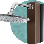 Solárna sprcha CRM 40 l hnedá Rustic |mostpools.sk Solárna sprcha CRM 40 l hnedá Rustic