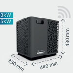 Tepelné čerpadlo Spawer O SPA 5kW pre vírivky a hydromasážne bazény s Wi-Fi pripojením Tepelné čerpadlo Spawer O SPA 5kW pre vírivky a hydromasážne bazény s Wi-Fi pripojením