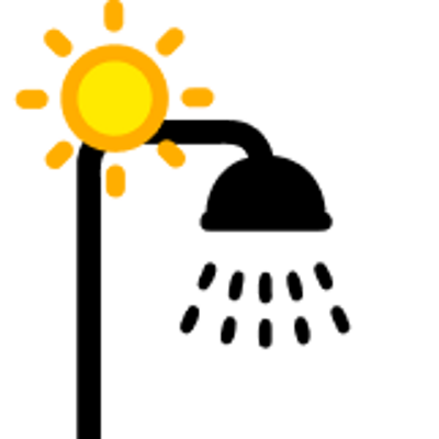 Solárne sprchy k bazénu