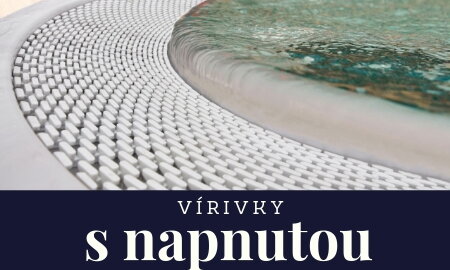 Napnutá hladina vody vo vírivke