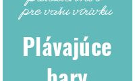 nafukovacie plávajúce bary