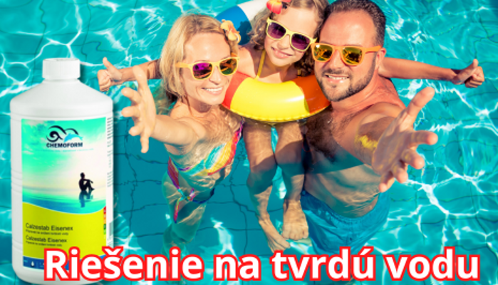 Tvrdá voda v bazéne? 