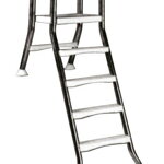 Rebrík ESP pre zapustené bazény, 4+1 stupne, pre bazény vysoké 1,2 m, AISI 304 Rebrík ESP pre zapustené bazény, 4+1 stupne, pre bazény vysoké 1,2 m, AISI 304
