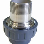 Tvarovky 50 x 1 1/2" ext. z nehrdzavejúcej ocele Tvarovky 50 x 1 1/2" ext. z nehrdzavejúcej ocele