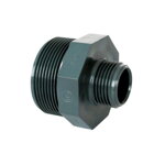 PVC armatúry - dvojitá vsuvka Redukovaná 1 1/2" x 1 1/4" ext. PVC armatúry - dvojitá vsuvka Redukovaná 1 1/2" x 1 1/4" ext.