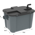 Prietokový filtračný set HEISSNER do 8 m³ HLF8000 Prietokový filtračný set HEISSNER do 8 m³ HLF8000